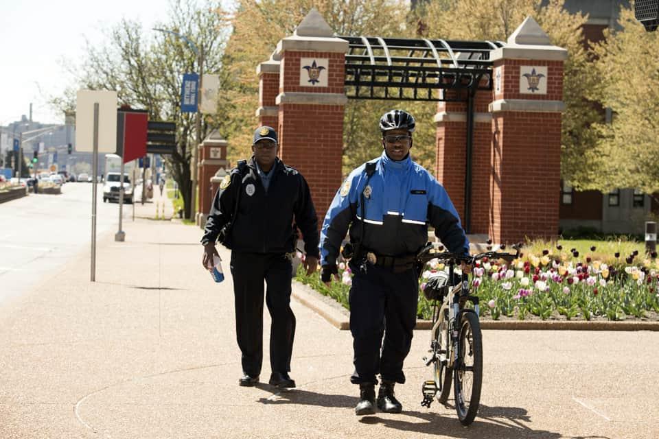 DPS Officer with Bike