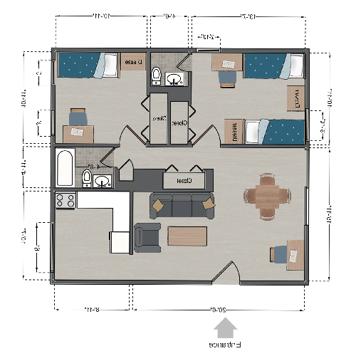 Grand Forest Triple floor plan